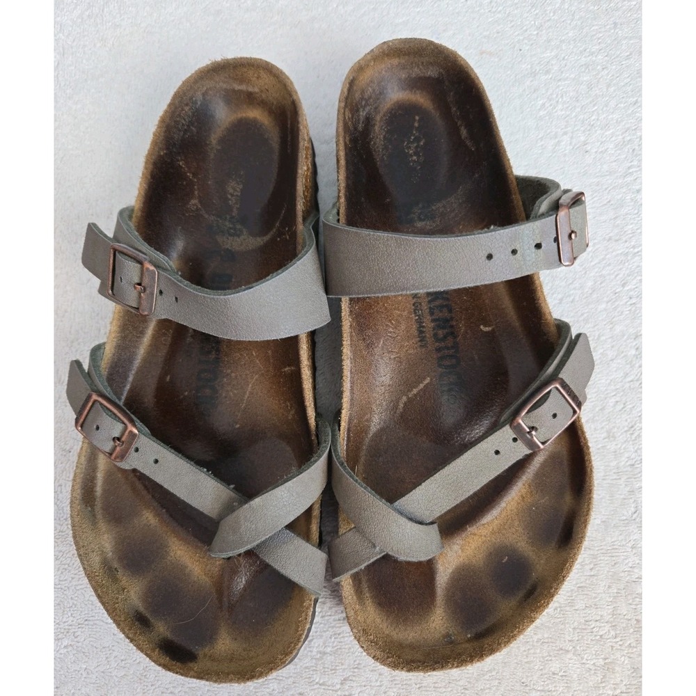 Birkenstock Mayari Birko- Flor Sandals Mocha Size 8
